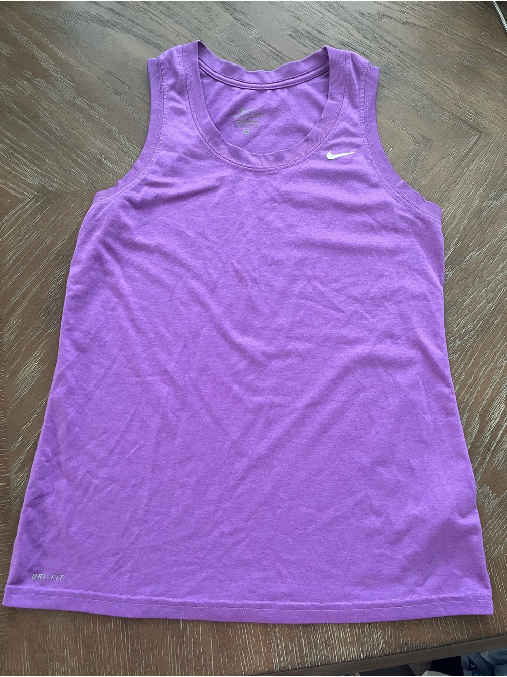 Nike Women's Purple Dri-FIT Tank Top